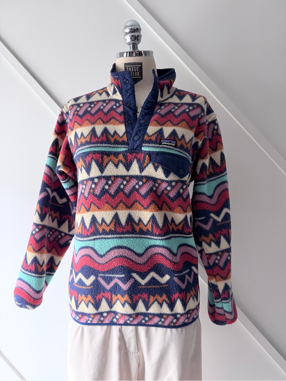 Patagonia Synchilla Snap-T Fleece Pullover Youth 12 | Southwestern Aztec Print |
